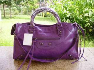 NEW Purple Ladys PU Leather Shoulder Bags Handbags B14  