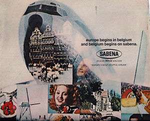 SABENA BELGIAN AIRLINES B707 WHERE EUROPE BEGINS 69 AD  