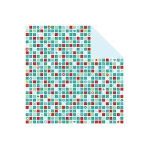  Blips/Beeps Dbl/sided Paper 12x12 spot Varnish Gear Grid 