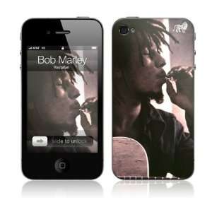   iPhone 4  Bob Marley  Rastafari Skin Cell Phones & Accessories
