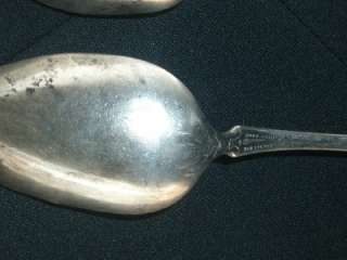 Coin Silver Flat Ware Serving Spoons Palmer Bachelder & Co.  