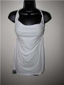 new backless white DIY cut up babydoll halter top shredded t shirt 