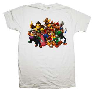   Kart Nintendo Cast Of Characters Video Game Soft T Shirt Tee  