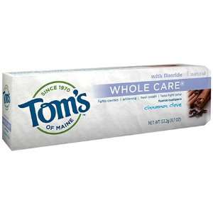  TOMS WHOLE CARE TP CINNAMON   4.7OZ TOMS OF MAINE Health 