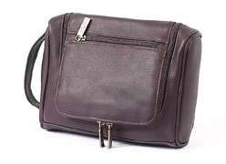 CLAIRECHASE HANGING PREMIUM LEATHER TRAVEL TOILETRY KIT  
