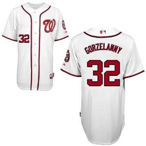 Tom Gorzelanny Washington Nationals Authentic Home Cool Base Jersey By 