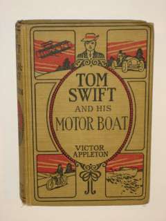 Appleton TOM SWIFT & HIS MOTOR BOAT Grosset & Dunlap  