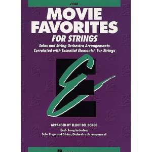 Movie Favorites for Strings   Viola   Essential Elements String Folio 