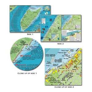 Franko Guide to Cozumel Diving and Snorkeling Fold up Map Fish ID Card 
