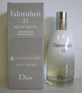 FAHRENHEIT 32 DIOR EAU DE TOILETTE SPRAY 100 ML NEW (T)  