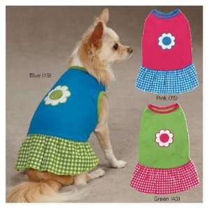  Gingham Sweeties Dog Dress Color: Pink, Size: Small: Pet 