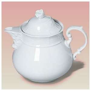  42 oz. White Minuet Teapot 