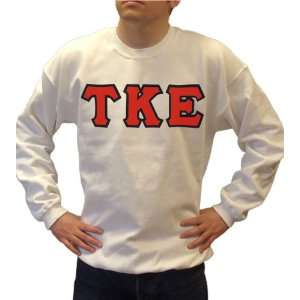  Tau Kappa Epsilon Lettered Crewneck Sweatshirt Sports 