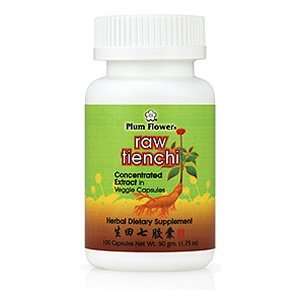  Plum Flower   Tienchi Capsules Raw   Reformulated 500mg 