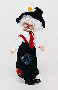 Key To My Heart Richard Collectible Hobo Clown Doll 8  