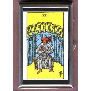  TAROT CARD 9 OF CUPS CLASSIC Coin, Mint or Pill Box Made 