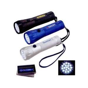  Jupiter   Aluminum flashlight with seventeen white LED lights, AAA 