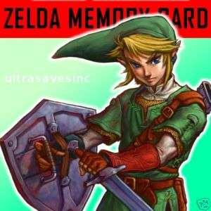 LEGEND OF ZELDA TWILIGHT PRINCESS GAMECUBE MEMORY CARD  