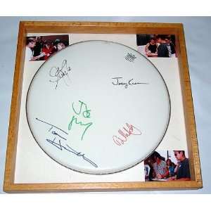  Aerosmith Autographed Signed Drumhead & Proof PSA/DNA 