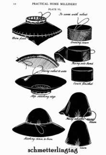 Millinery Book Make Hats Titanic How Children Hat 1912  