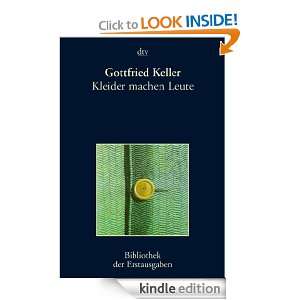 Kleider machen Leute Erzählung (German Edition) Gottfried Keller 