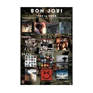  Music   Commercial Rock Posters Bon Jovi   Album Covers 