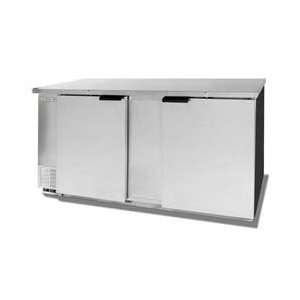 Beverage Air BB68 1 B Back Bar Cooler   69W, 2 Solid Swing Doors on 