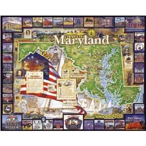  Maryland Jigsaw Puzzle by White Mountain: Toys & Games