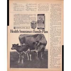 Sterling Blusalt Medicated Sale Jersey Cow Calf 1970 Original Vintage 