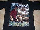 TIGER WOODS AWESOME ~ FIRST BLACK ~ MASTERS GOLF CHAMPION COOL T SHIRT 