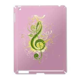  iPad 2 Case Pink of Green Treble Clef 