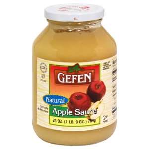  Gefen, Applesauce Ntrl, 25 OZ (Pack of 6) Health 