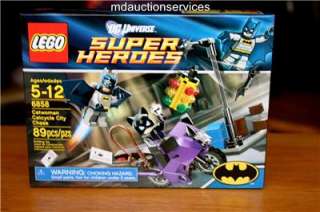 2012 LEGO DC UNIVERSE BATMAN LOT 4526 4527 4528 6858 6862 6863 6864 