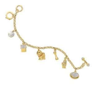  Bichon Frise Charm Bracelet Jewelry
