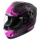 Icon Black/Pink Alliance Threshold Motorcycle Helmet Large 01015442
