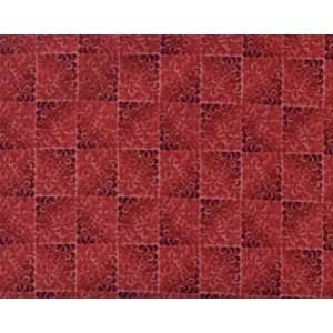   Manor, Burgundy Squares By Northcott Fabrics Arts, Crafts & Sewing