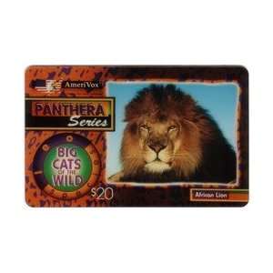   Card $20. Panthera Series Big Cats of The Wild   Complete Set of 6