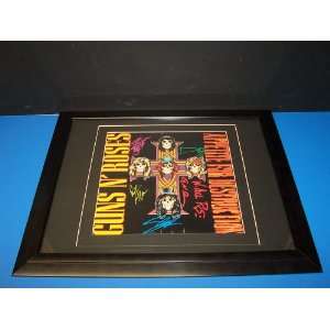  guns n roses autographed lp 