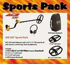 New Garrett ACE 350 Metal Detector Sports Pack with Two Coils and 