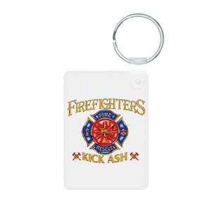   Photo Keychain Firefighters Kick Ash   Fire Fighter 