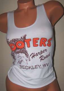   TANK 100% AUTHENTIC TANK WORN BY A REAL SEXY HOOTERS GIRL BECKLEY, WV