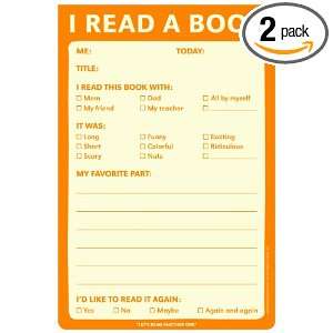Knock Knock I Read A Book Playtime Note Pad (Pack of 2)