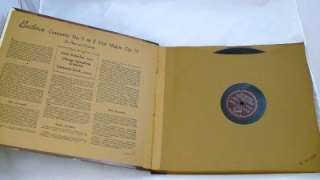Beethovens Emperor Concerto 78 RPM 5 Record Set Victor Red Seal 