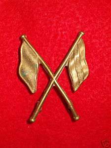 BEF / CEF Signaller Brass Sleeve Badge  