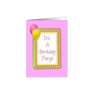  Birthday Party Sweet 16 Crown Pink Balloons Card: Toys 