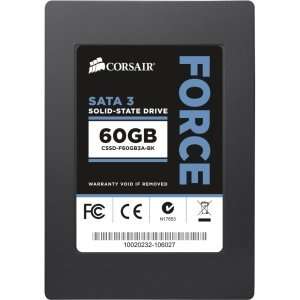   BK 60 GB Internal Solid State Drive (CSSD F60GB3A BK)  : Office
