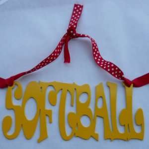  Softball Metal Sign Patio, Lawn & Garden