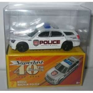   Superfast 40th Anniversary Dodge Magnum Police White #7 Toys & Games