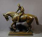 Jockey on a Walking Horse bronze Isidore J. Bonheur