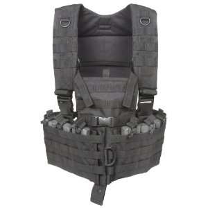   MOLLE Chest Rig with Free Hydration Bladder   Black